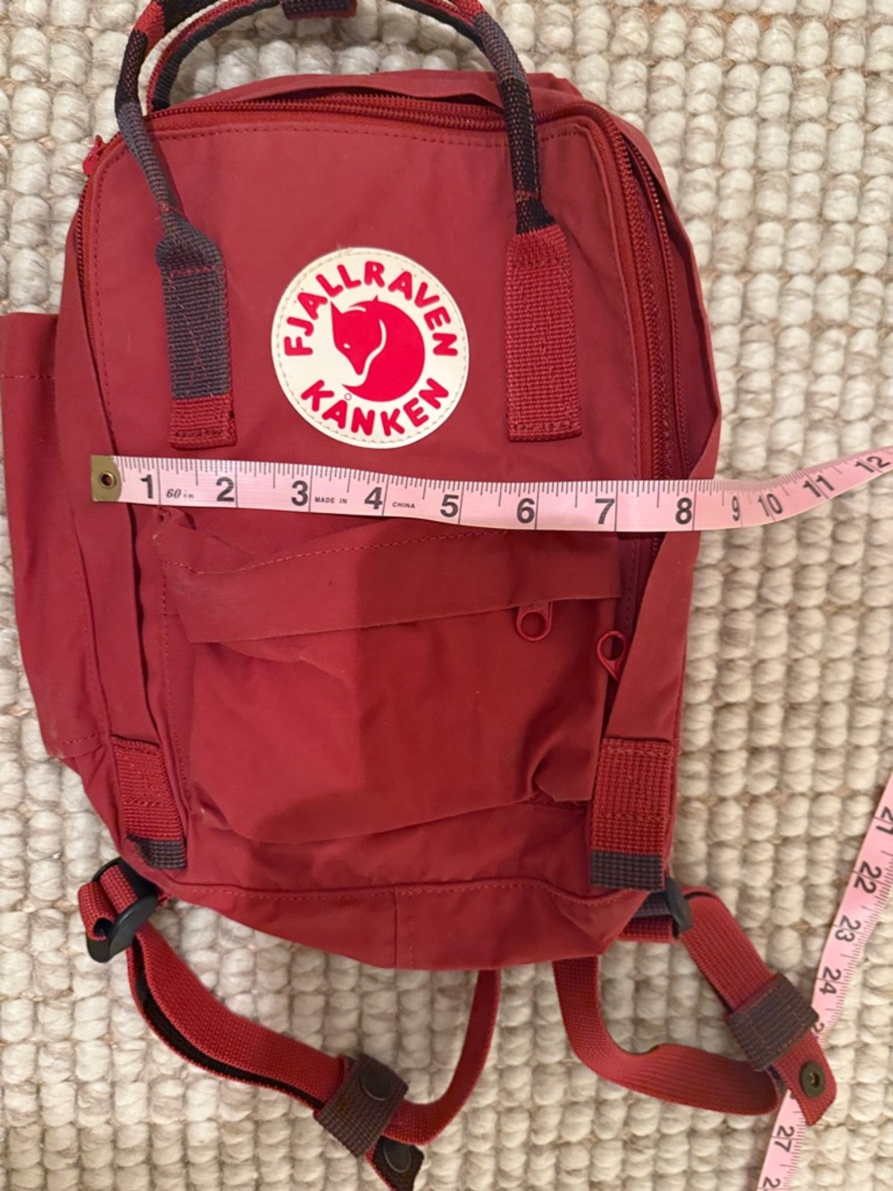 Kånken Mini Backpack - Red - Picture 4 of 7